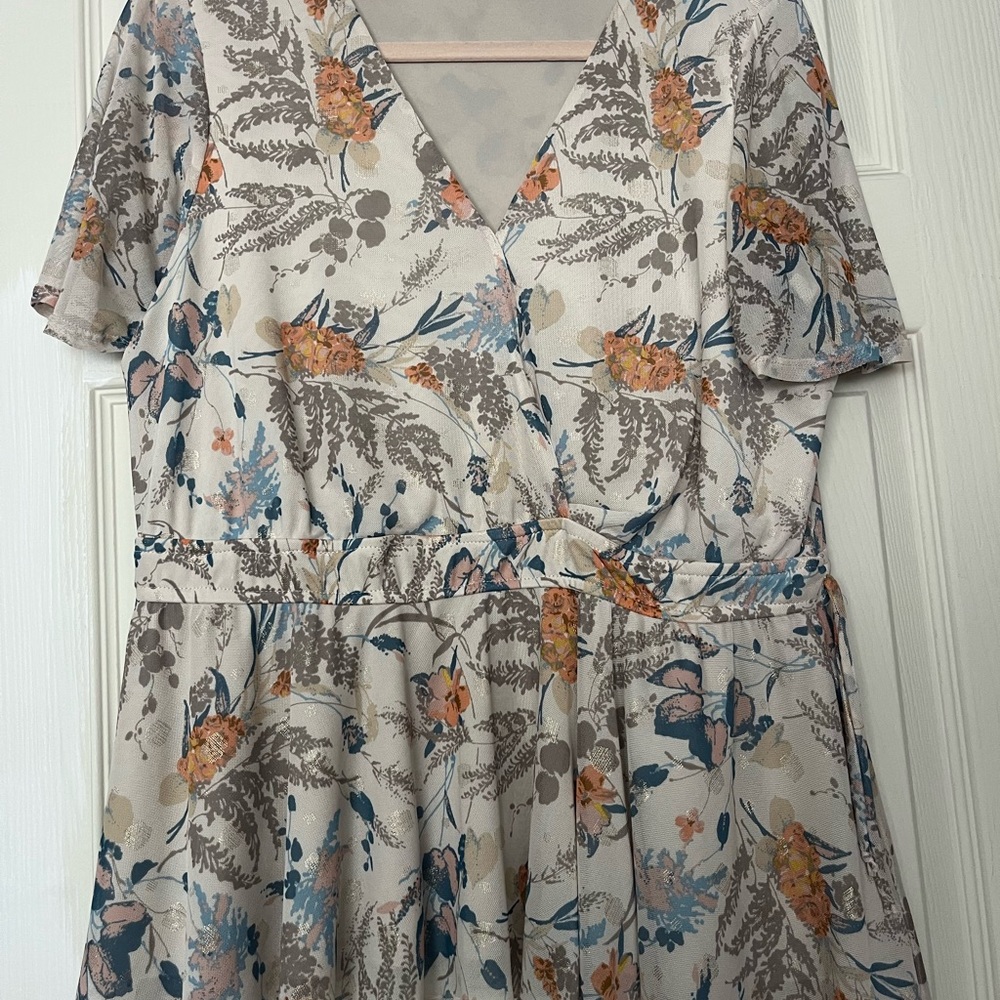 Floral V-Neck Dress